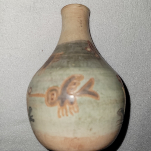 Rare!! VINTAGE Seminario Pottery Urubamba Cusco Peru Vase - Picture 3 of 7